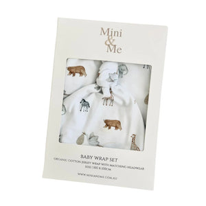 Organic Baby Wrap Set - Savanna Babe