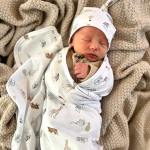 Organic Baby Wrap Set - Savanna Babe