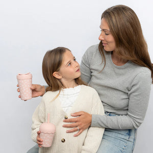 Chino Club - 12oz Stainless Steel Coffee Cup - Pink Daisy