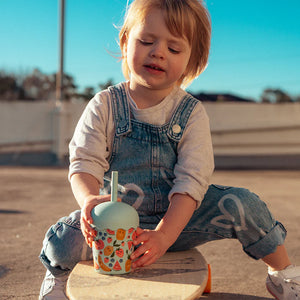 Smoothie Cup & Straw - Happy Fruits