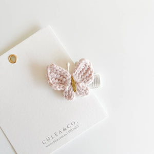 Crochet Hair Clips - Maisie Butterfly