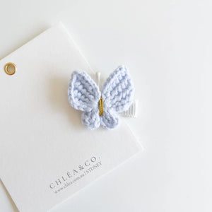 Crochet Hair Clips - Maisie Butterfly