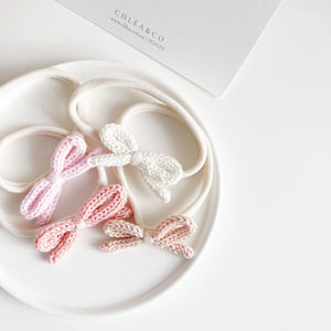 Crochet Bow Headband - Soleil