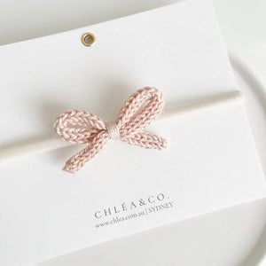 Crochet Bow Headband - Soleil