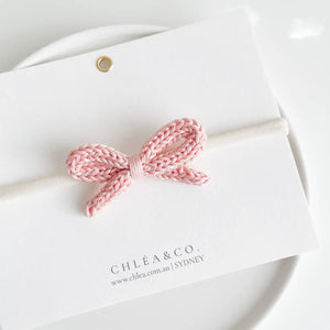 Crochet Bow Headband - Soleil