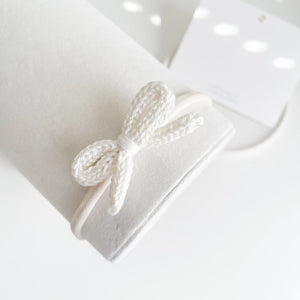 Crochet Bow Headband - Soleil