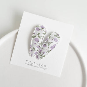 Fabric Snap Clips - Layla - Set of 2