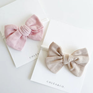 Muslin Bow Headband - Florie