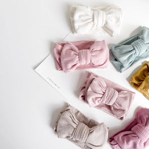Soft Topknot Headband - Assorted Colours