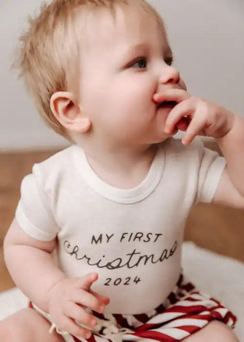 Christmas 2024 - My First Christmas Bodysuit - White