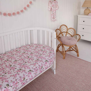 Jersey Nursery Linen - Cherry Blossom