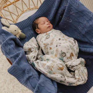 Muslin Wrap - Farm