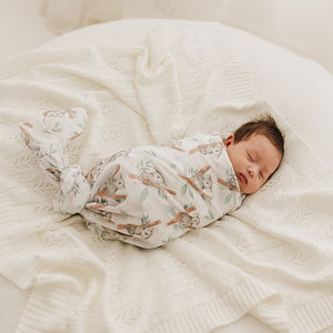 Muslin Wrap & Pram Clips Set - Koala