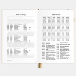 2026 Planner - A5 Vertical - Creme