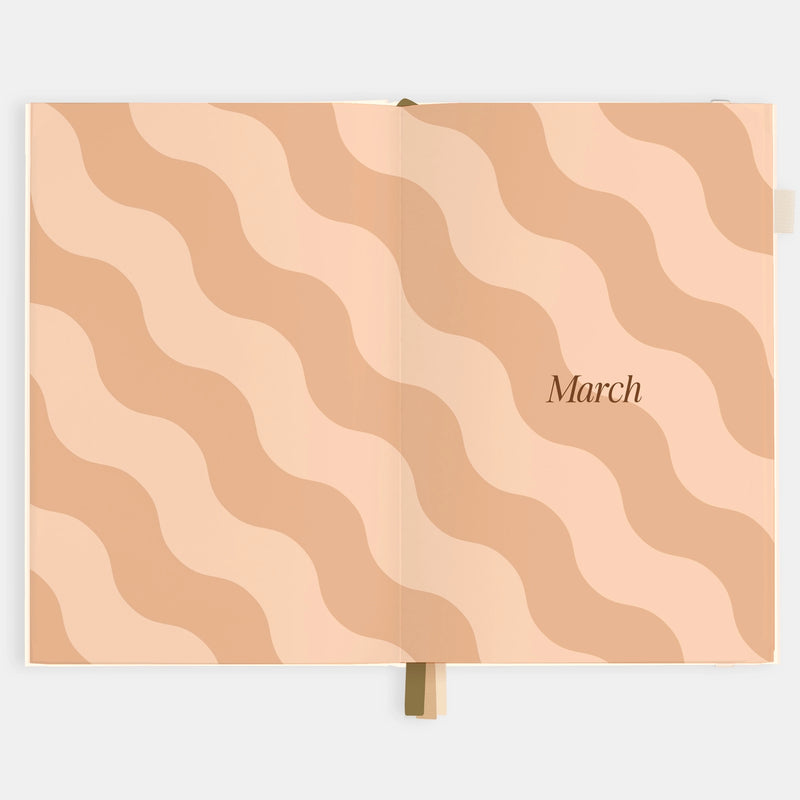 2026 Planner - A5 Vertical - Creme