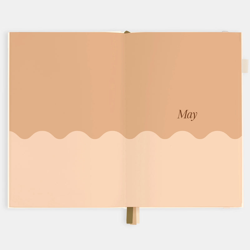 2026 Planner - A5 Vertical - Creme