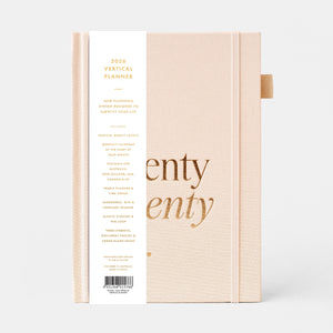 2026 Planner - A5 Vertical - Creme