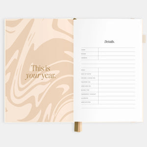 2026 Planner - A5 Vertical - Creme