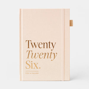 2026 Planner - A5 Vertical - Creme