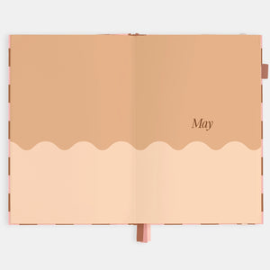 2026 Planner - A5 Vertical - Rose Check