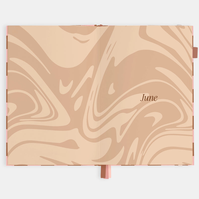 2026 Planner - A5 Vertical - Rose Check