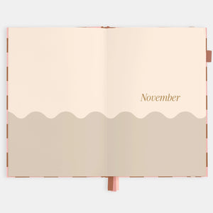 2026 Planner - A5 Vertical - Rose Check