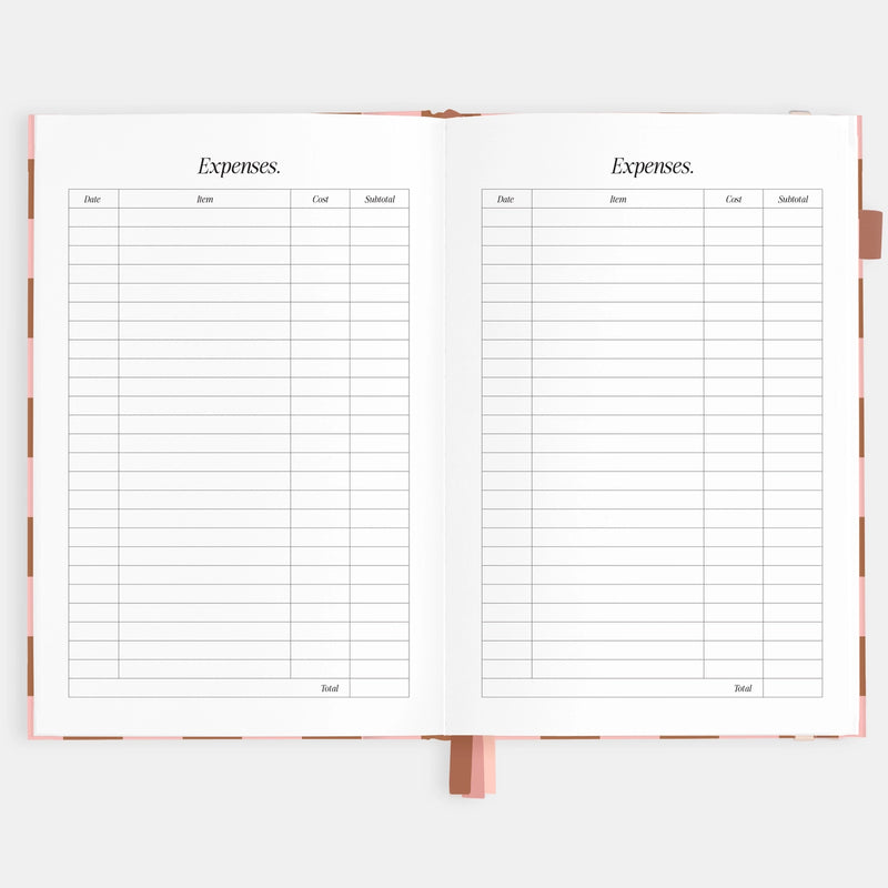 2026 Planner - A5 Vertical - Rose Check