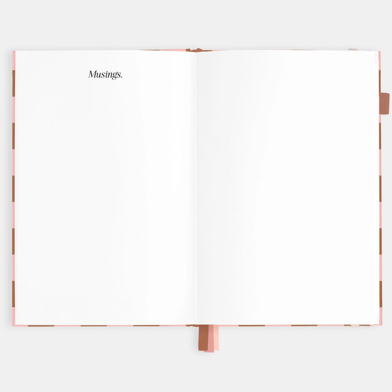 2026 Planner - A5 Vertical - Rose Check