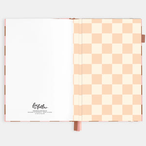 2026 Planner - A5 Vertical - Rose Check