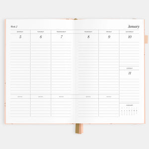 2026 Planner - A5 Vertical - Wild Ruscus