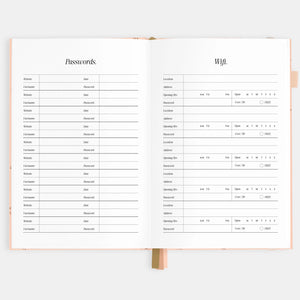 2026 Planner - A5 Vertical - Wild Ruscus