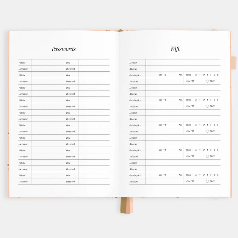 2026 Planner - A5 Vertical - Wild Ruscus