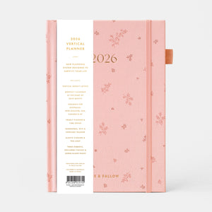 2026 Planner - A5 Vertical - Wild Ruscus