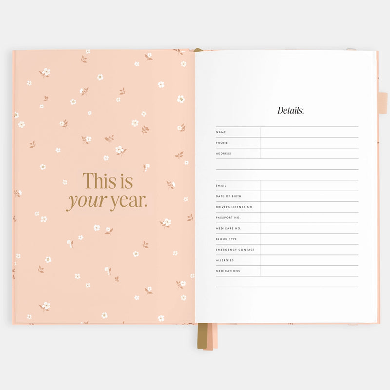 2026 Planner - A5 Vertical - Wild Ruscus