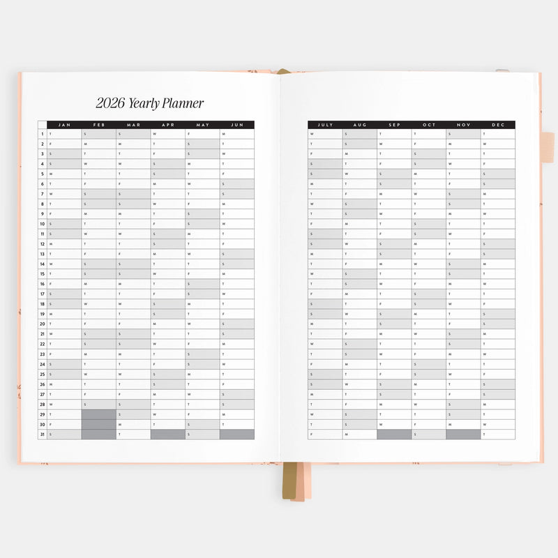 2026 Planner - A5 Vertical - Wild Ruscus