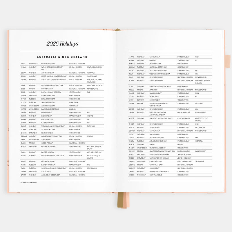 2026 Planner - A5 Vertical - Wild Ruscus