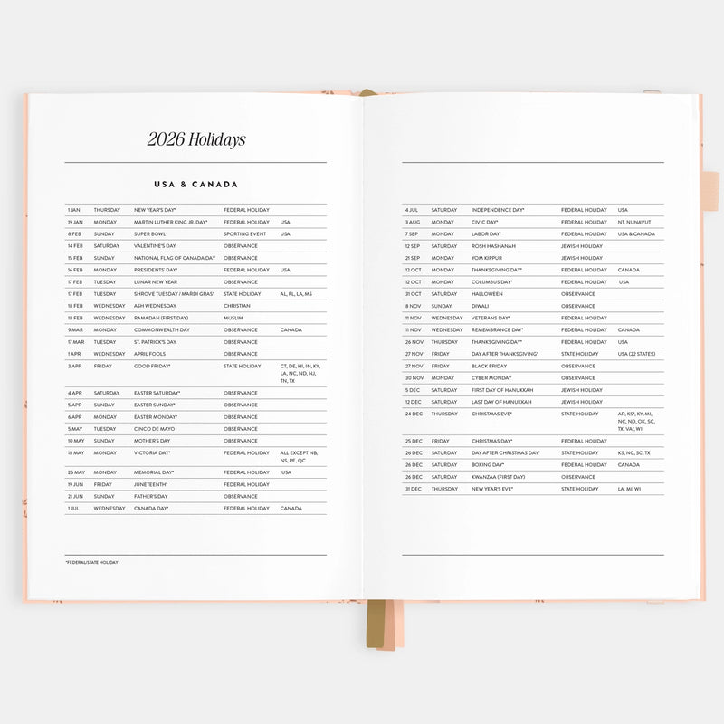 2026 Planner - A5 Vertical - Wild Ruscus