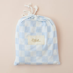 Organic Nursery Linen - Powder Check