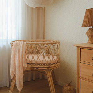 Organic Nursery Linen - Wild Peony