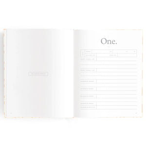 Baby Book - Daisy Grid (boxed)