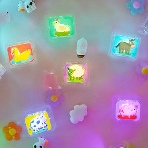Glo Pals Cube - Zoo Animals Light-Up Set 6pk