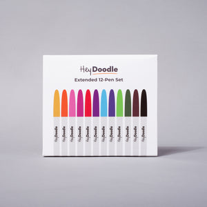 Hey Doodle - Standard Markers (12 pack)