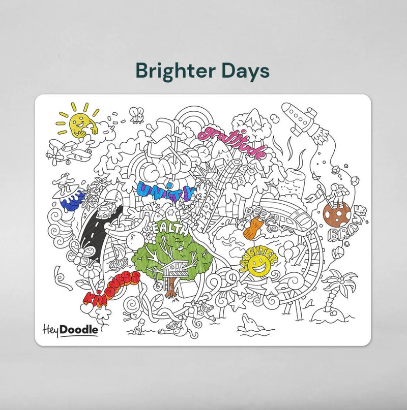 Hey Doodle - 'Brighter Days' Drawing Mat