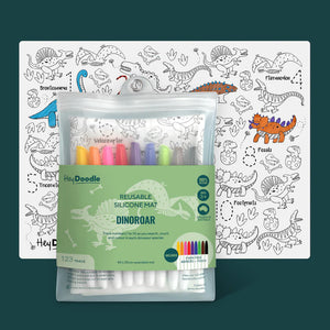 Hey Doodle - 'DinoRoar' 123 Colouring & Doodle Mat