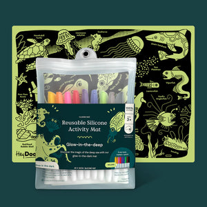 Hey Doodle - 'Glow in the Deep' Colouring & Doodle Mat