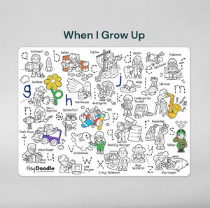 Hey Doodle - 'When I Grow Up' ABC Mat