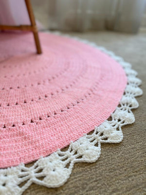 Crochet Rug 120cm - Aria