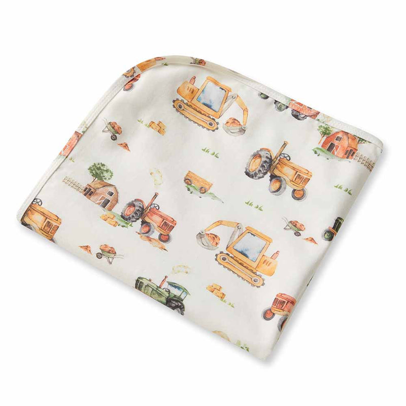 Jersey Wrap Set - Diggers & Tractors