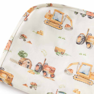 Jersey Wrap Set - Diggers & Tractors