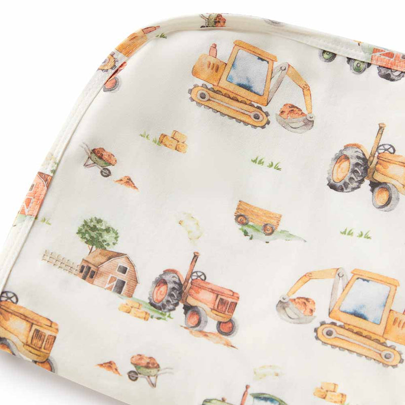 Jersey Wrap Set - Diggers & Tractors